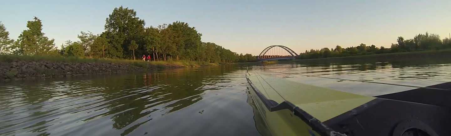 Blick über den Münsteraner Hafen